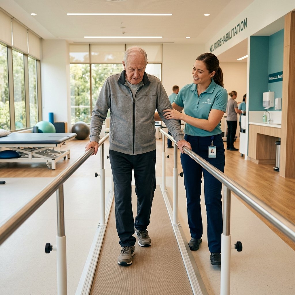 Neurological rehabilitation with specialist support
