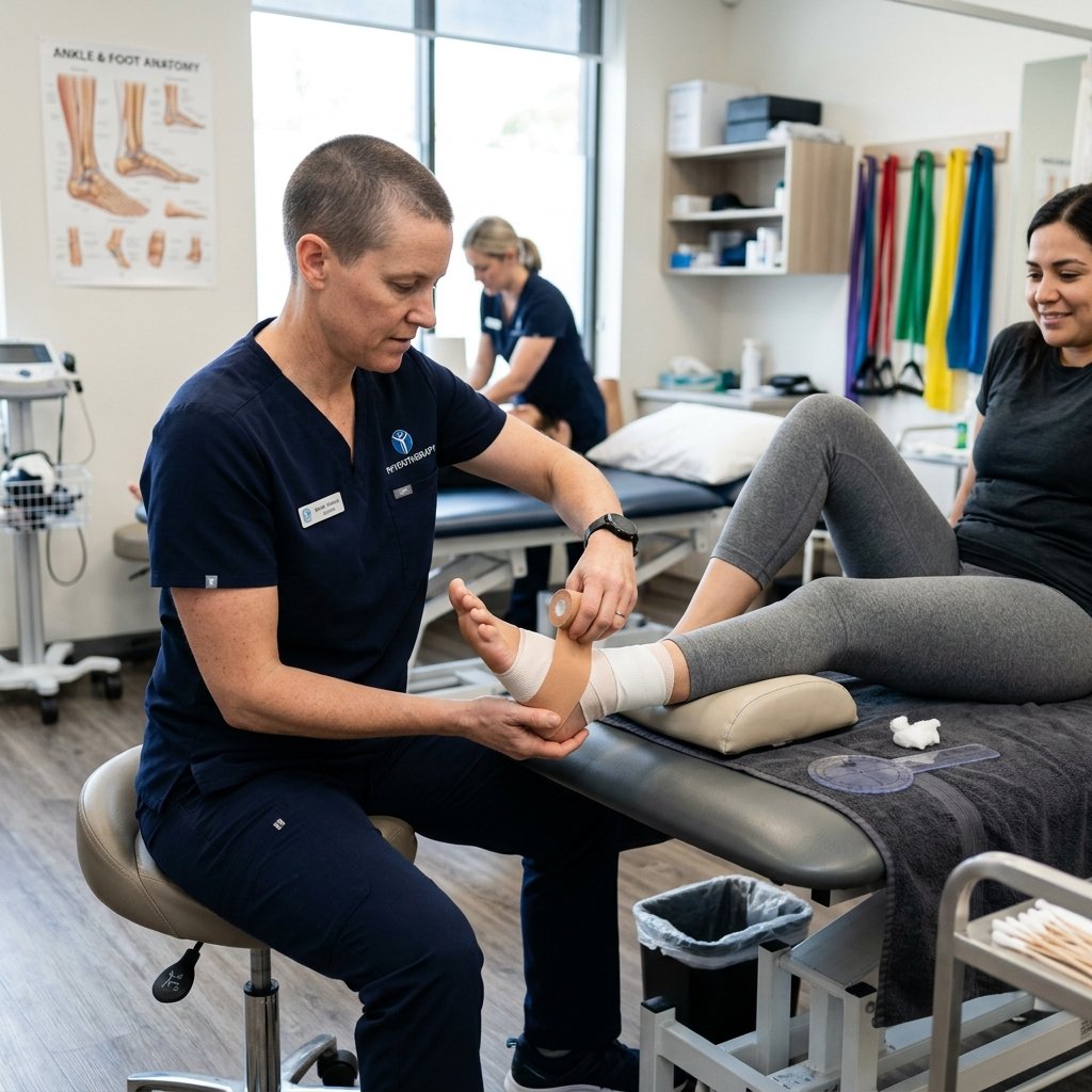 Ankle sprain treatment and rehabilitation